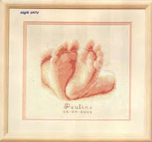 Подбор ниток и схема