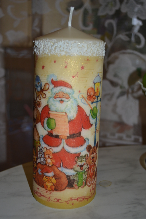 Первое занятие, свеча