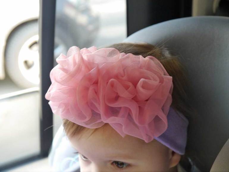Повязка на голову для девочки.
