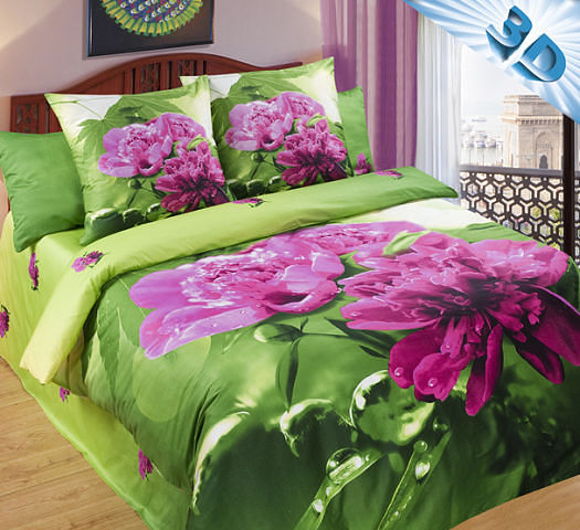 САТИН 2-СП С ЕВРО ПРОСТЫНЕЙ НА РЕЗИНКЕ!