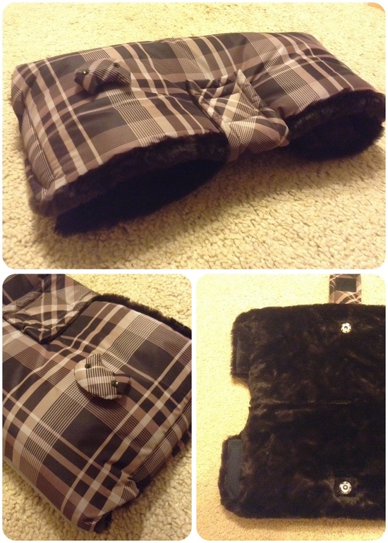 Стильная муфта в клетку