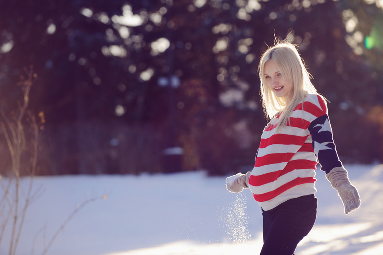 наша зимняя фотосессия