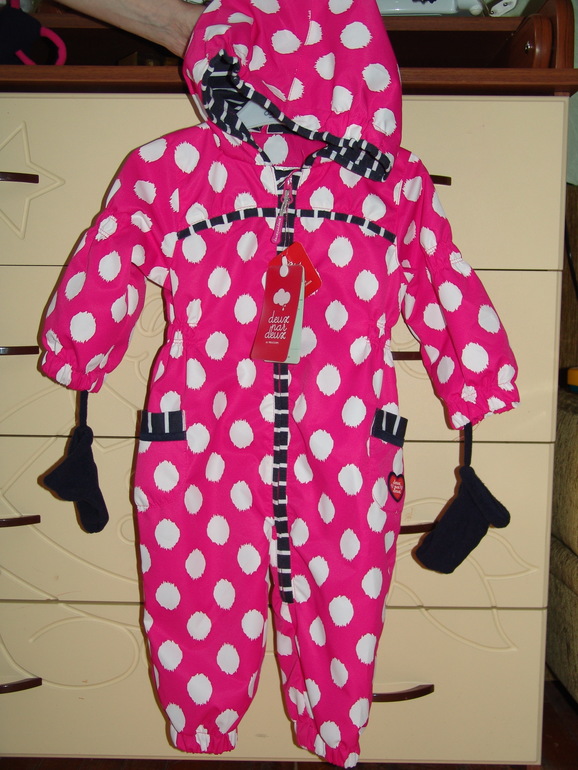 Продам комбинезон без утеплителя Deux par deux 12 мес.