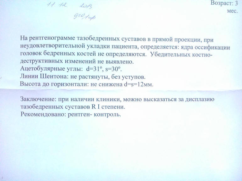 Результаты нашего рентгена