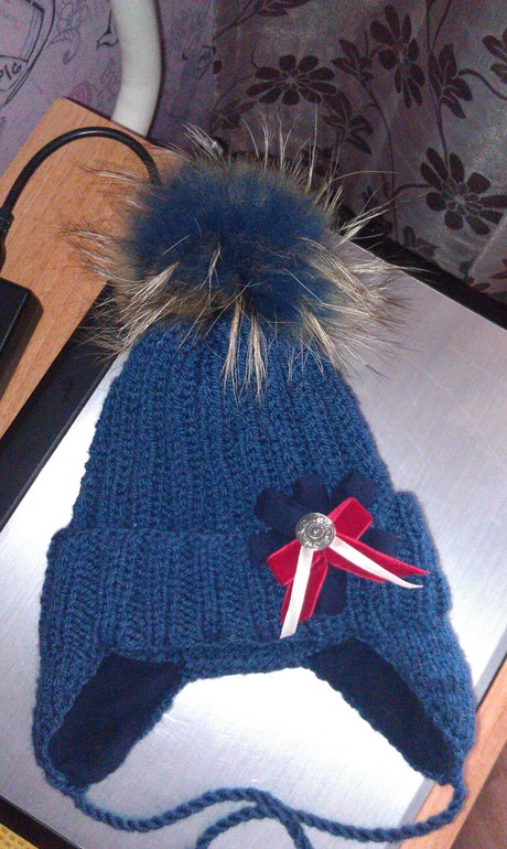 шапочка с шарфиком на заказ