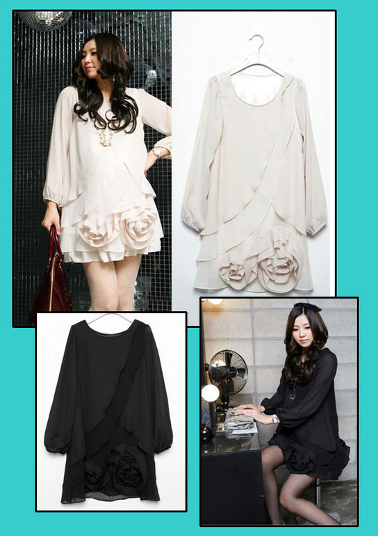 3 565 тг. Шифоновое платье с буфами для беременных.