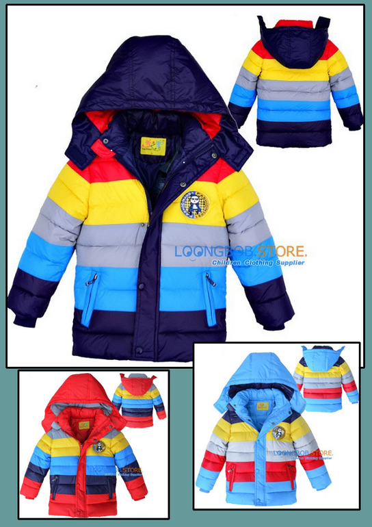 4 960 тг. Яркий зимний пуховик для мальчика от LoongBob