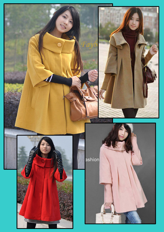 10 230 тг. Шерстяное пальто для беременных.