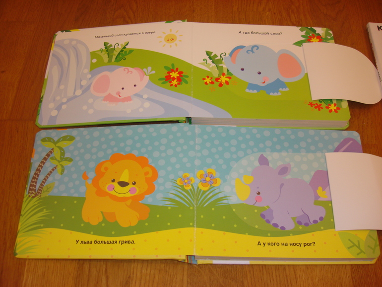 Наши книги до 1 года и после. С  секретными окошками