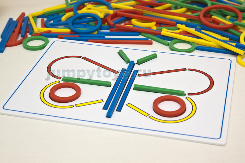 Колечки и палочки от Educo