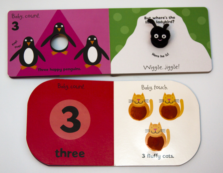 Наши книги до 1 года. С тактильными вставками