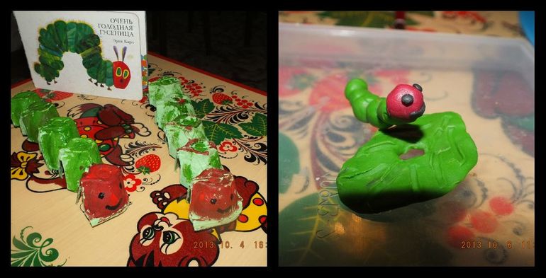 Наша очень голодная гусеница