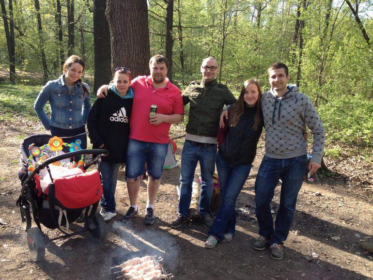 На шашлыки с малышом