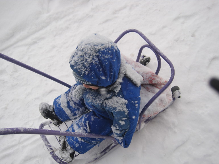 а у нас ... зима