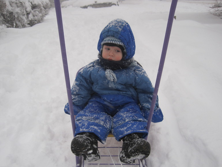 а у нас ... зима