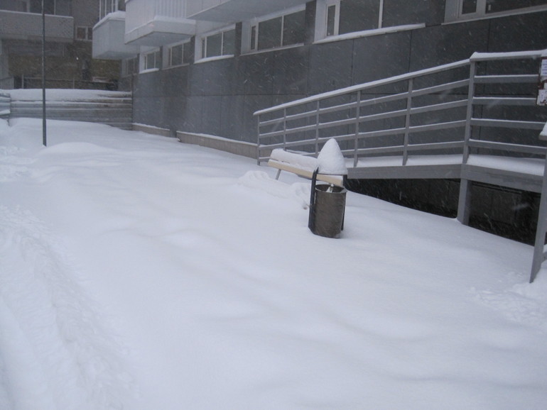 а у нас ... зима