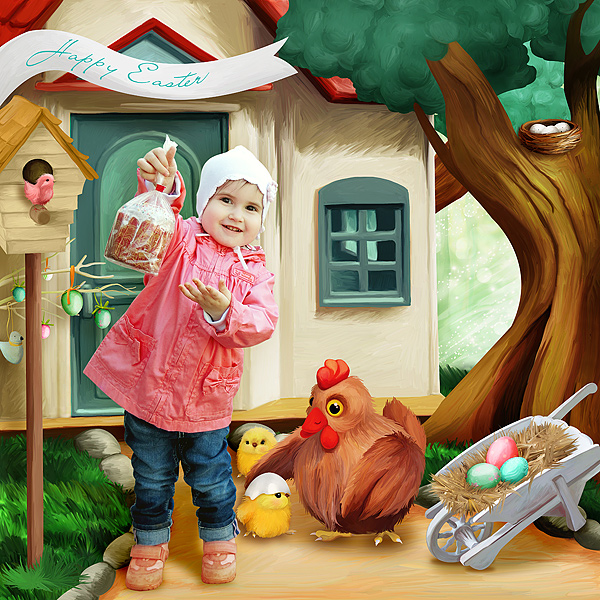 Easter bunnies day by Angi Designs