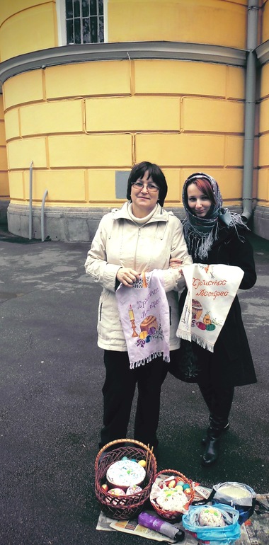 Отчётик на память о пасхальных приготовлениях и утре светлого праздника)