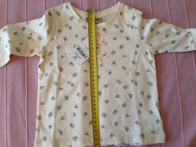 Наша посылочка NEXT, размер 12-18 сравниваю с размером 6-9