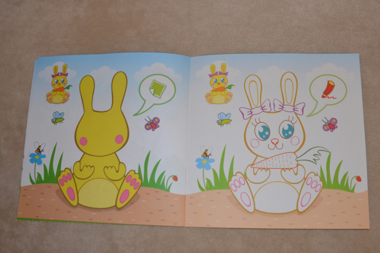 Наклейки, раскраски, найди отличие - 3 в 1