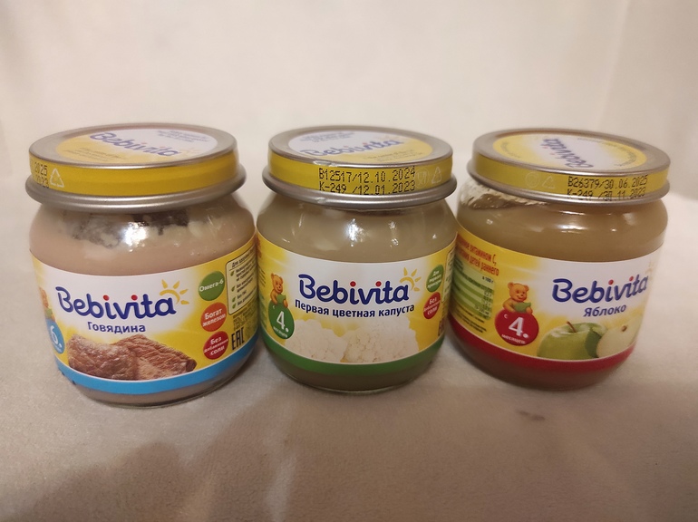 Детское питание от Bebivita